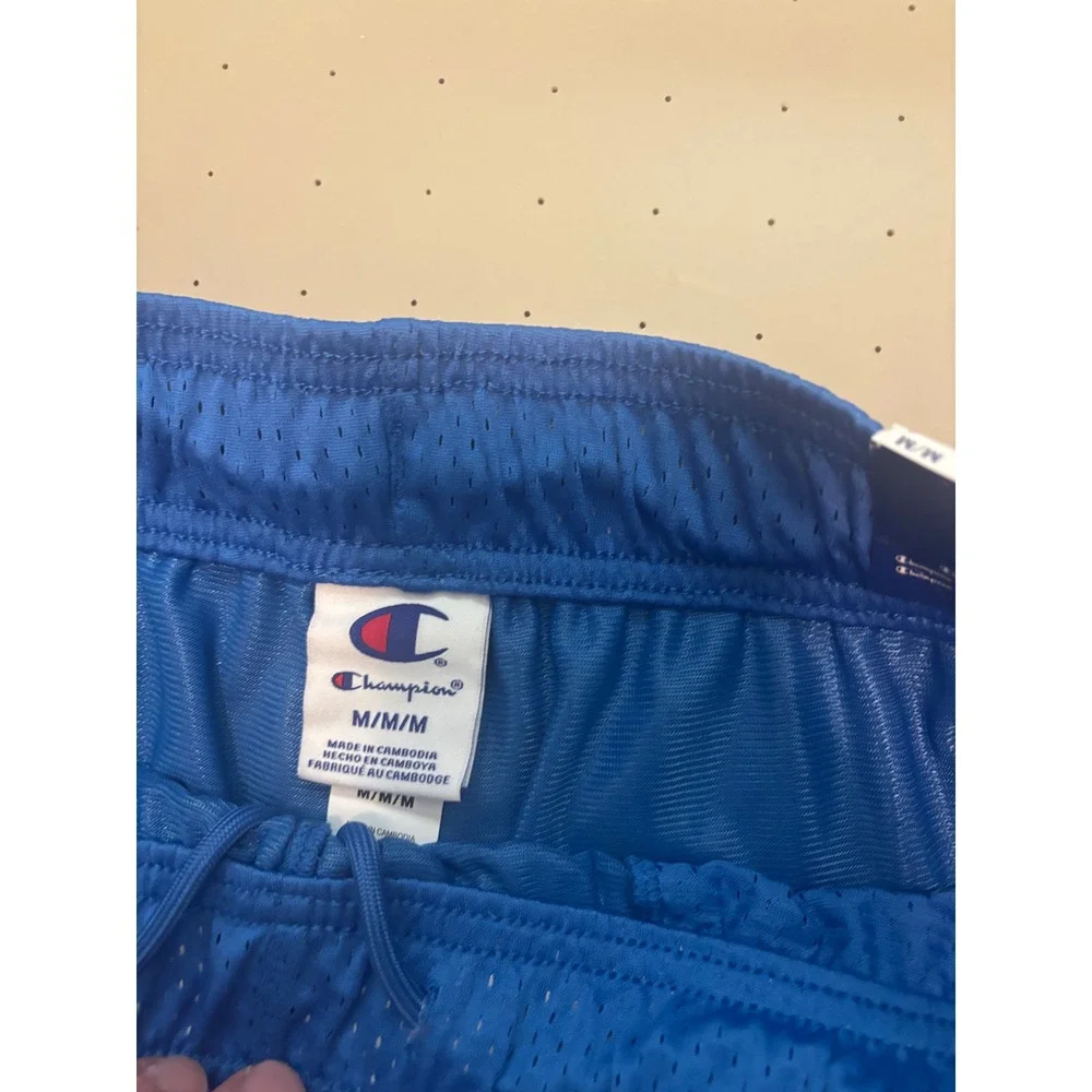 608 Champion Mens Mesh Short 7 Nebulas Blue Athletic Basketball CPM261SH85002 M